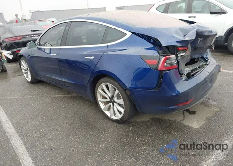 2018 Tesla Model 3 Long Range/Mid Range from USA, damaged, VIN 5YJ3E1EA9JF048590